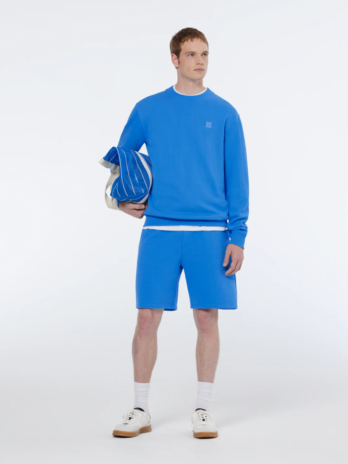 & Logo Badge Crewneck Sweatshirt