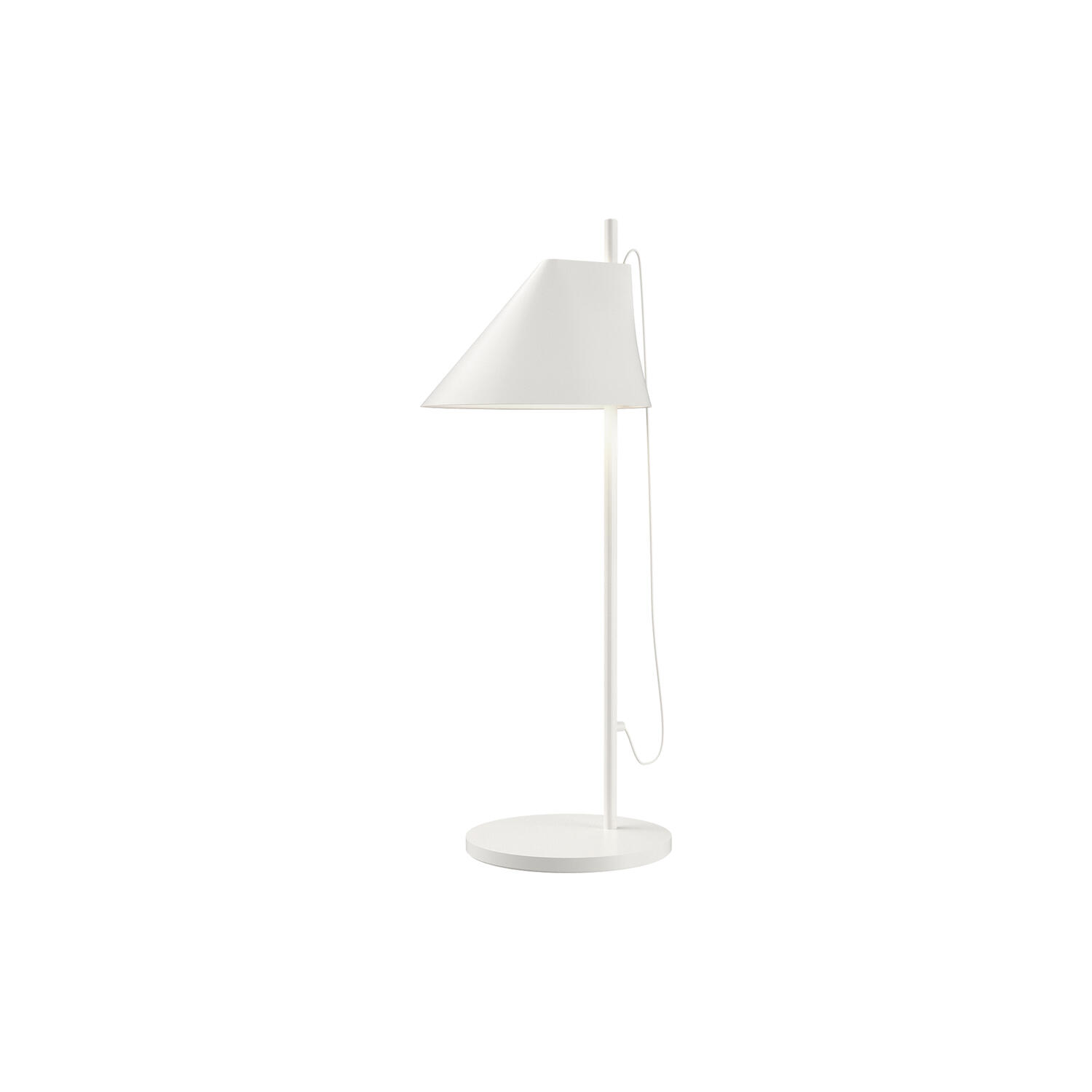Yuh bordlampe, hvid