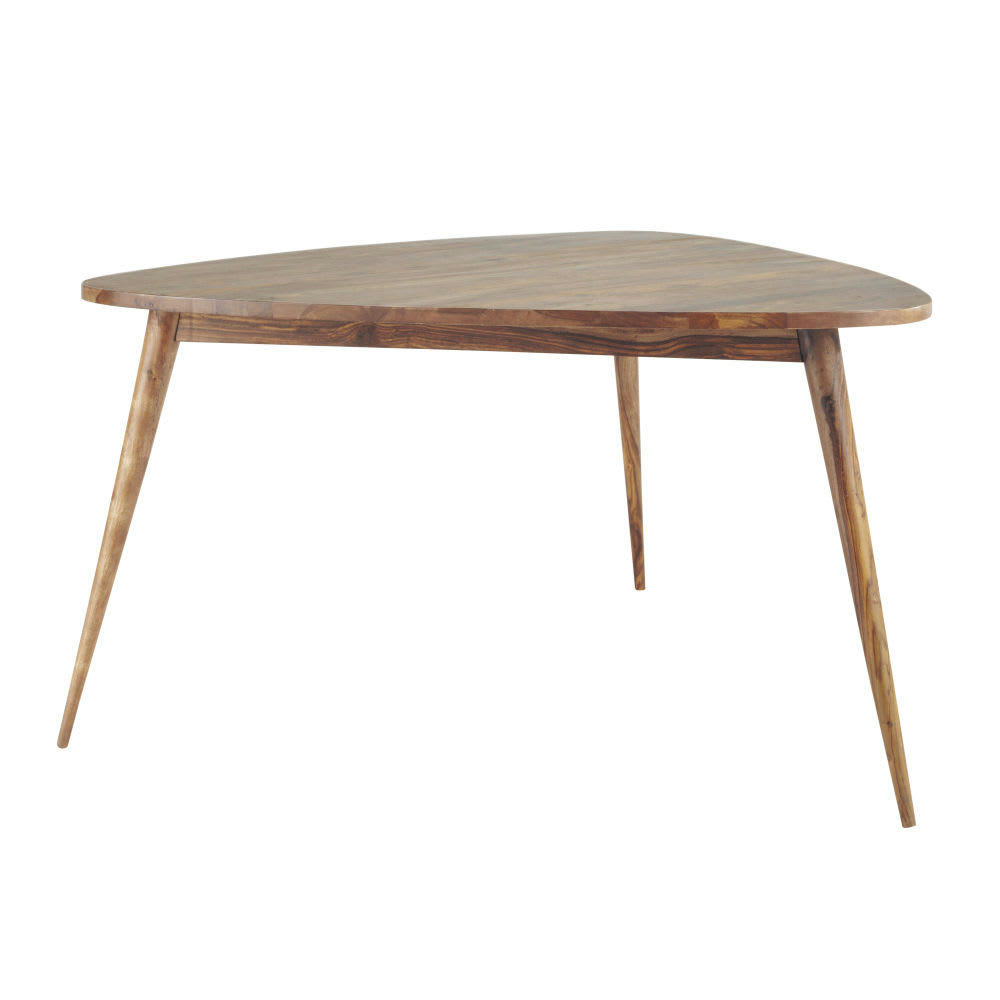 Andersen - Table à manger vintage en sheesham massif 6 personnes L136