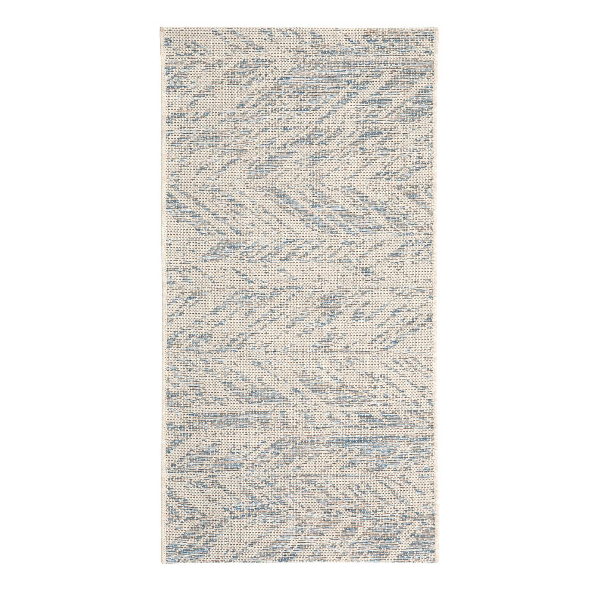 EVORA - Tapis  outdoor en polypropylene acier 60 x 110