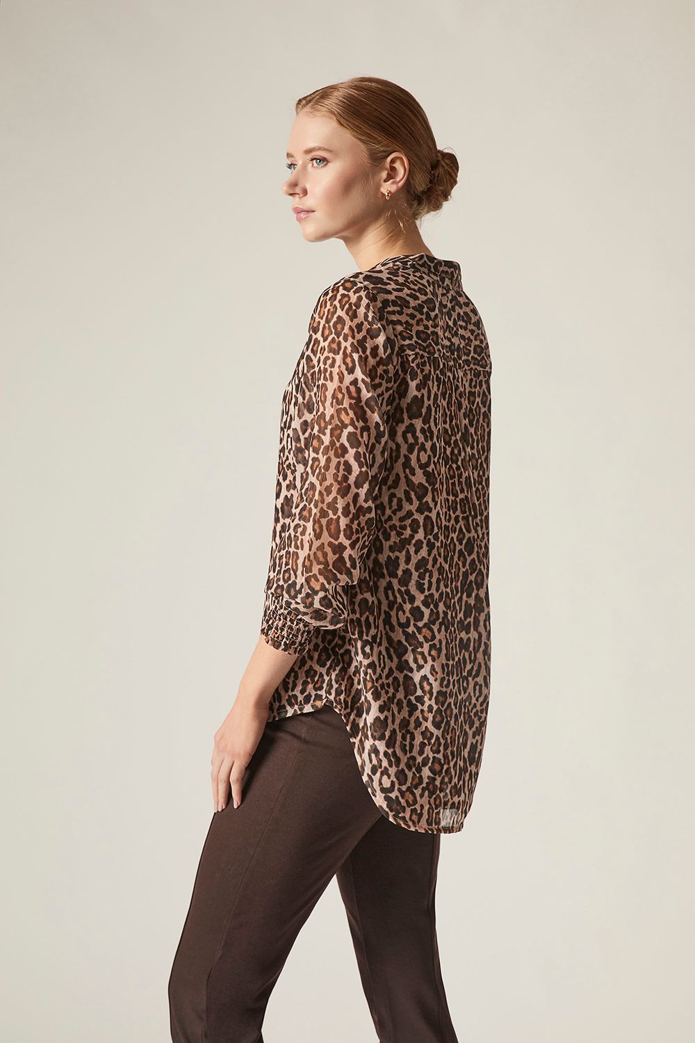 James Lakeland Leopard Print Blouse