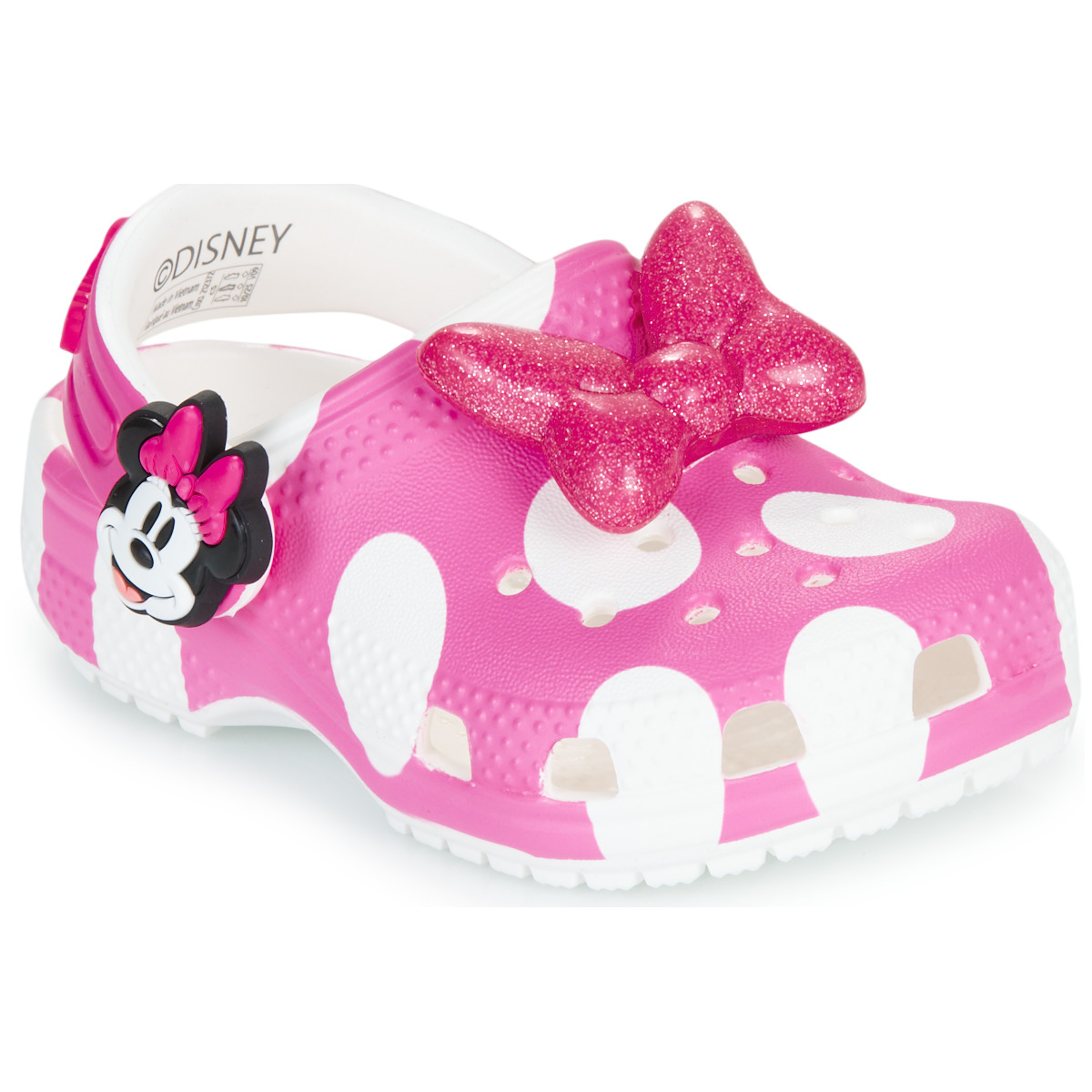 Crocs - Minnie Mouse Cls Clg T - Pink / White