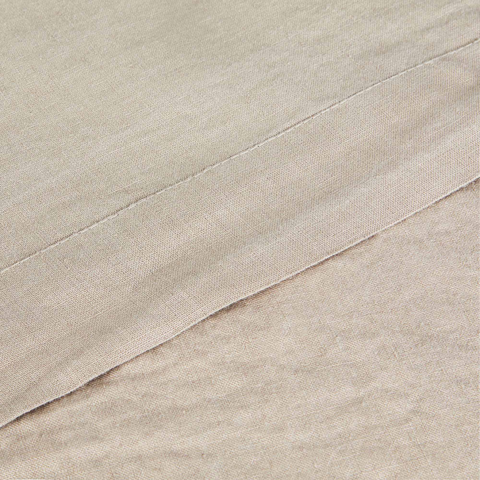 VENCE - Drap plat en lin lavé 270x300cm - beige