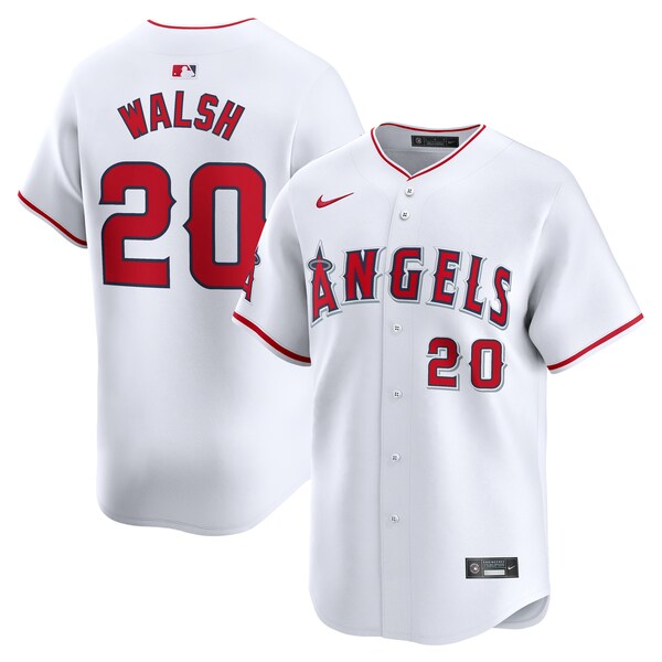 Jared Walsh Los Angeles Angels Nike Home Limited Player Jersey - White