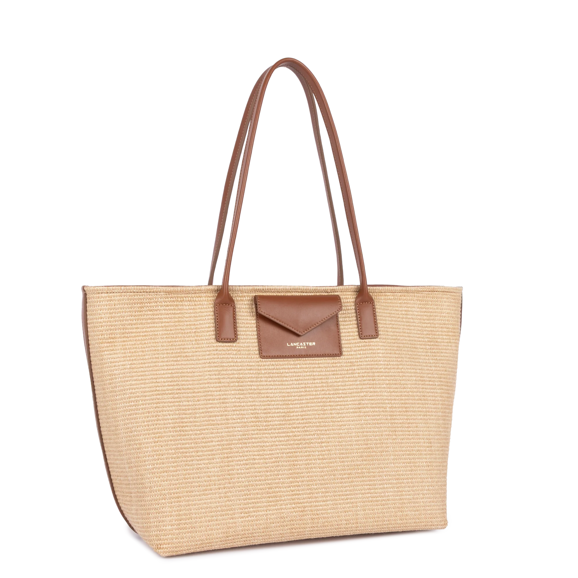 Sac cabas épaule - KBA Marinière Osier