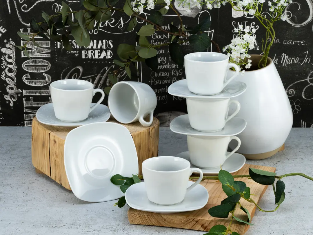 Kaffeetasse 12-teilig Square