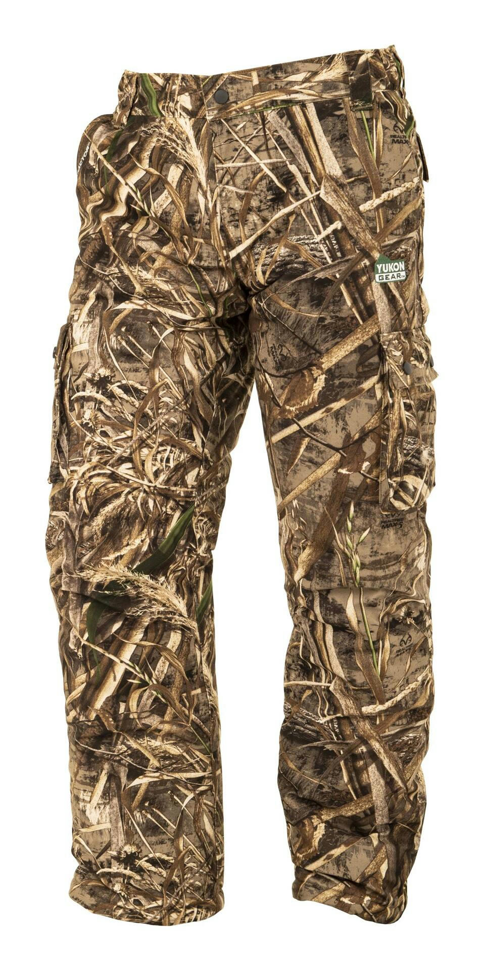 Yukon Gear Men's Max 5 Waterproof Windproof Insulated Hunting Pants, Realtree Max 5 Camo