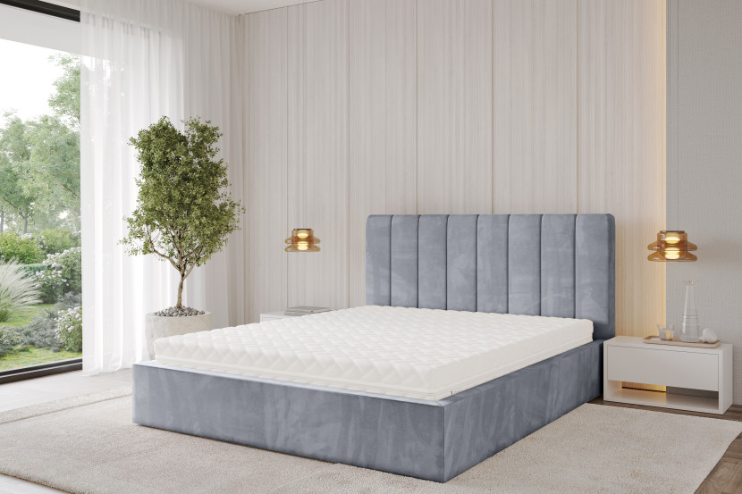 Materac sprężonowy kieszeniowy 7 stref -twardość H3|H4 - LAVELA 80x200 cm
