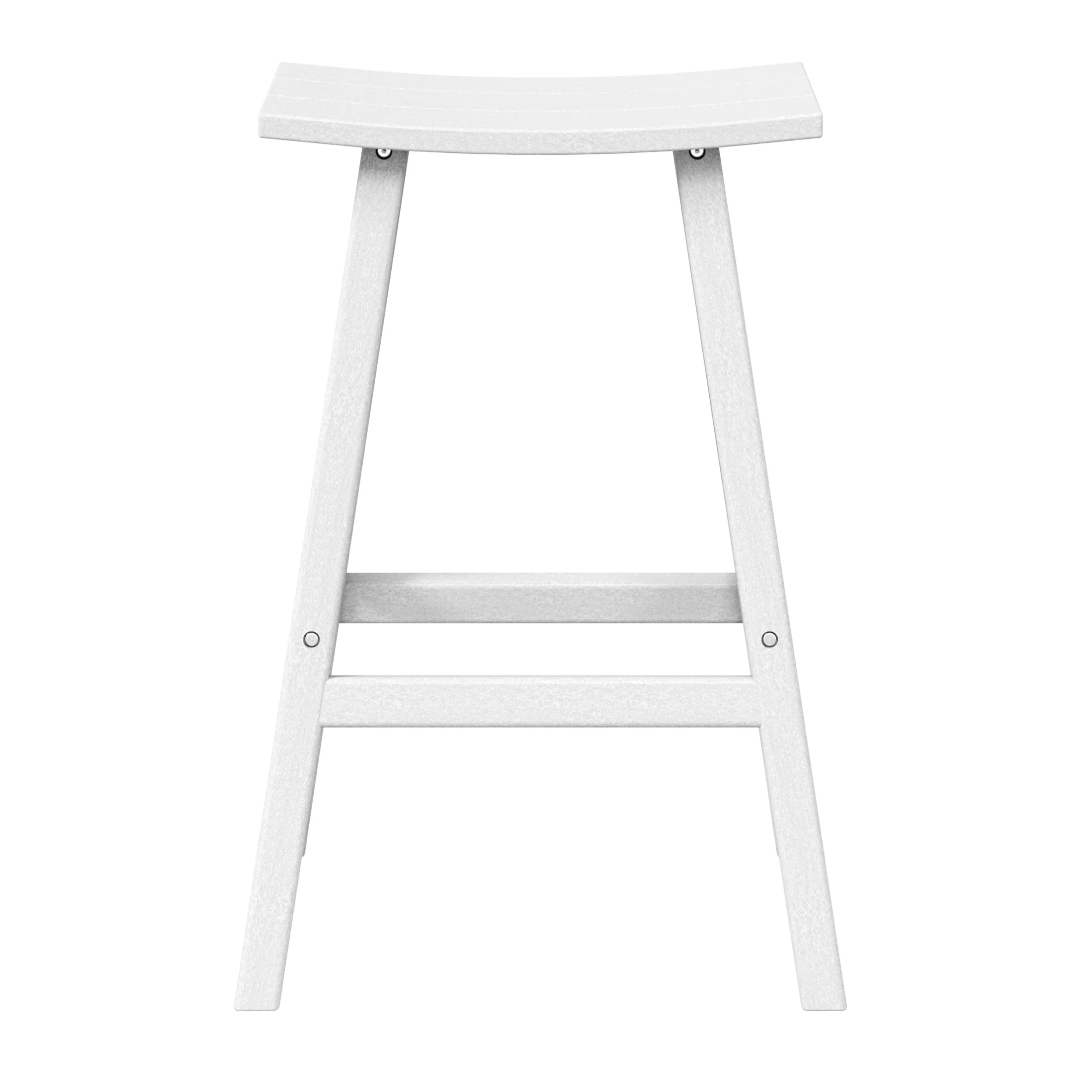 Polytrends Laguna Hdpe All Weather Outdoor Patio 29 Saddle Seat Bar Stool