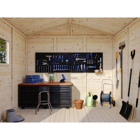 Gerätehaus »Dan«, Aufstellmaße BxTxH: 261 x 210 x 220 cm, lackiert, Holz