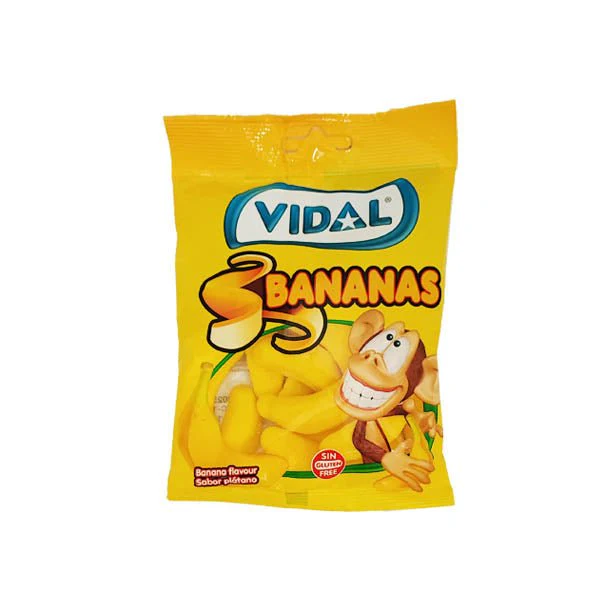 Vidal Bananas 90g