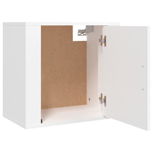 NNEVL Wall-mounted Bedside Cabinets 2 pcs White 50x30x47 cm