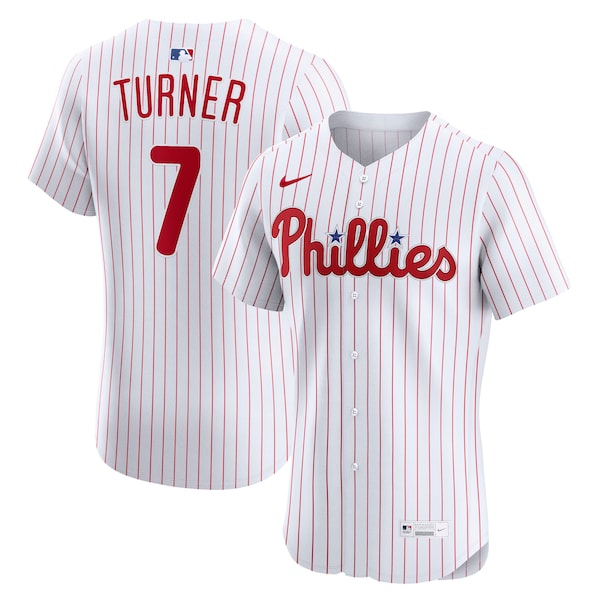 Trea Turner Philadelphia Phillies Nike Home Elite Jersey - White