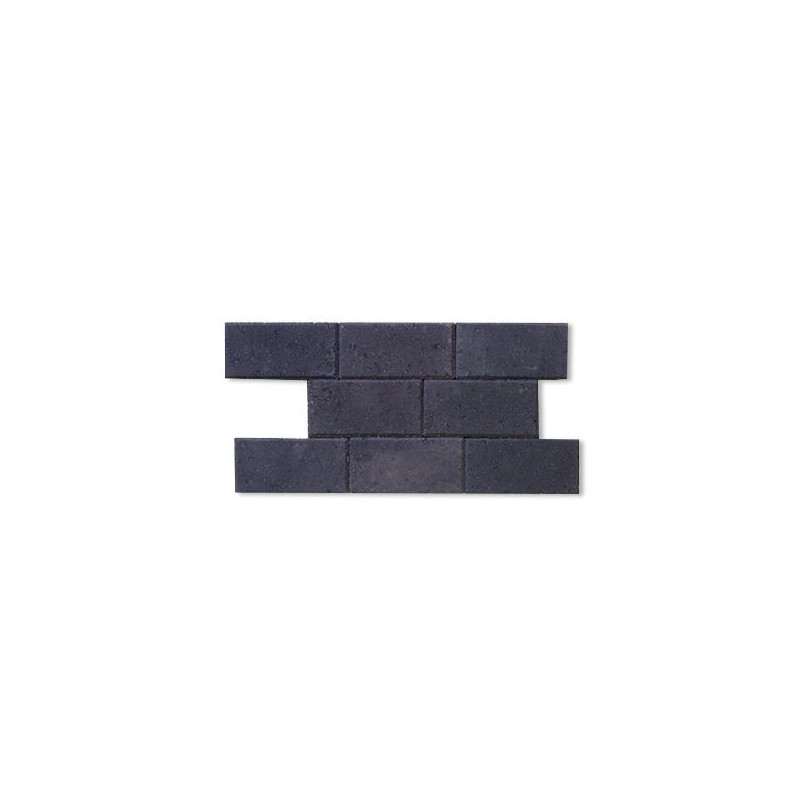 Palette 560 Pavés noirs en béton 22 x 11 x 5 cm
