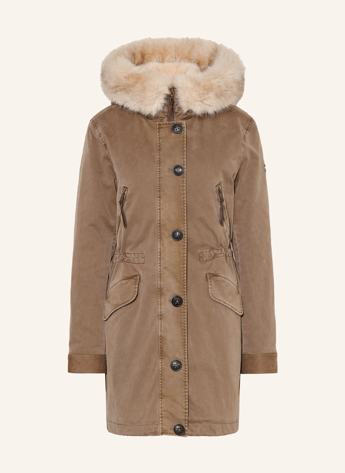 BLONDE No.8 Parka ASPEN mit abnehmbarem Kunstfell