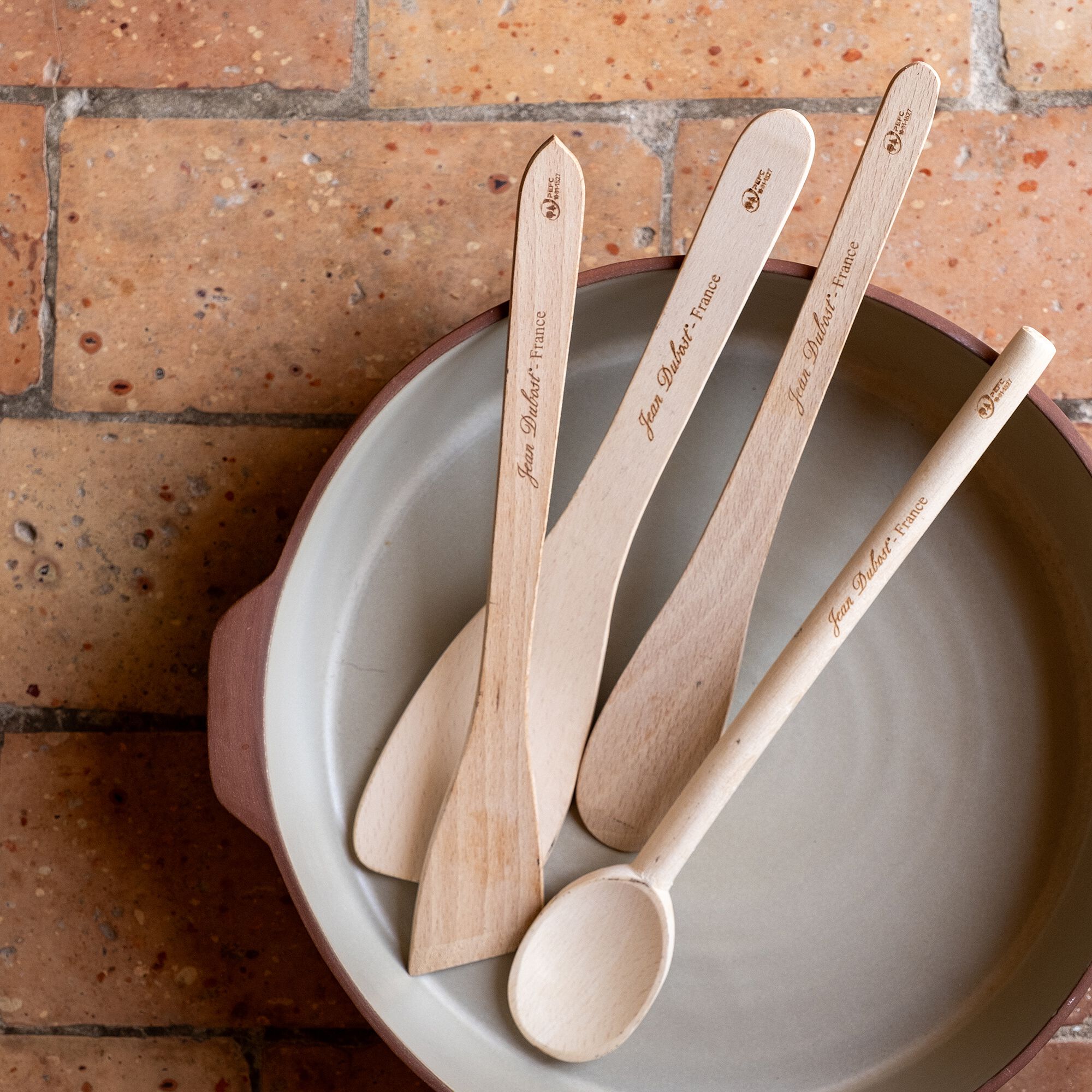 HETRA - Spatule galbée en bois de hêtre 30cm - naturel