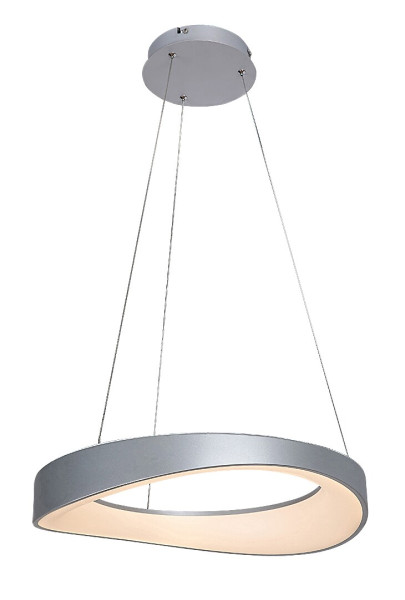Lampa wisząca ILIANA srebrno-biała LED 56W 3000K 3380lm IP20 Rabalux