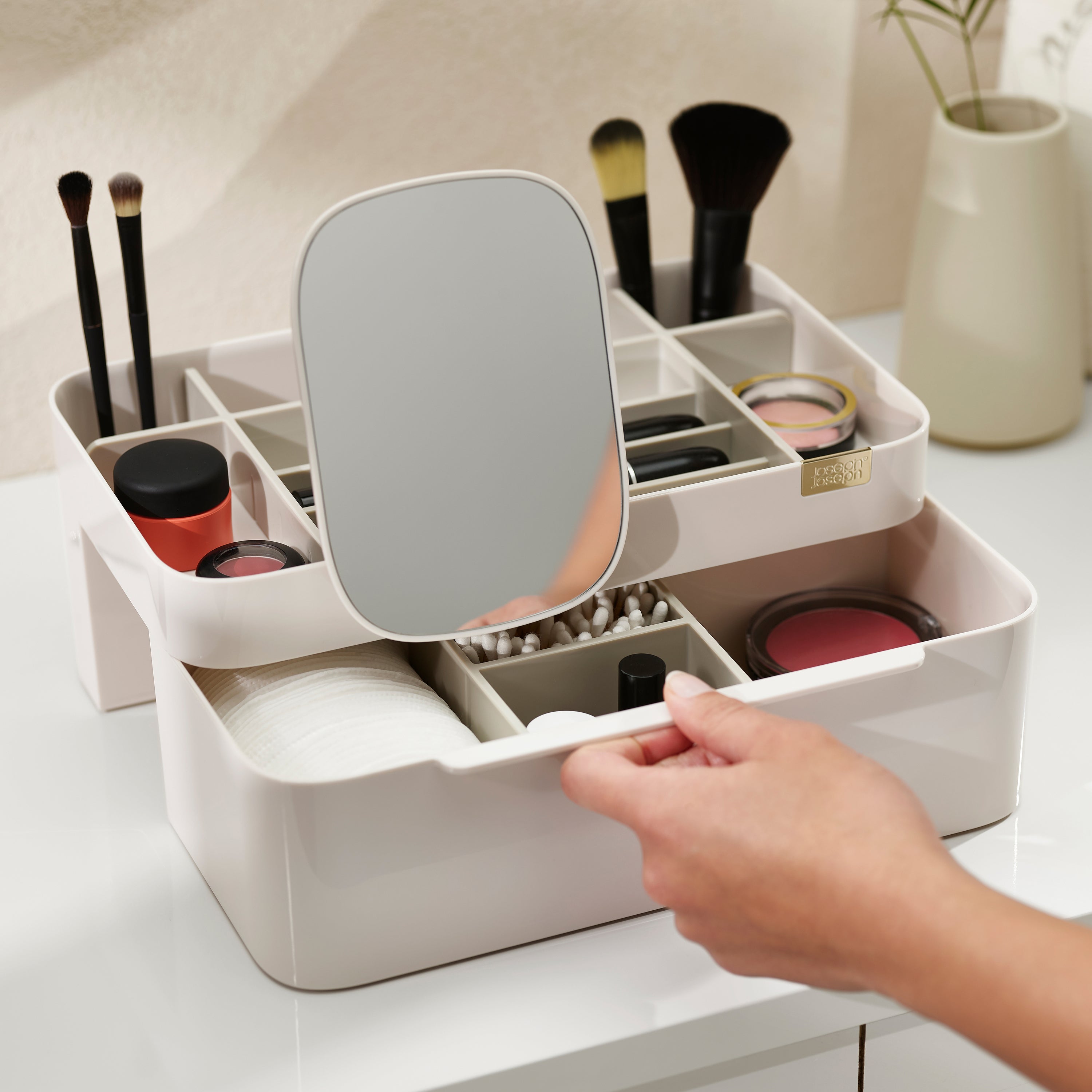 Joseph Joseph Viva Make-up Organizer met Spiegel