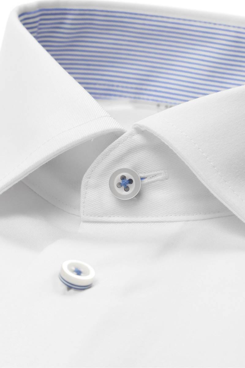 ETERNA 1863 Slim Fit Hemd weiss, Einfarbig