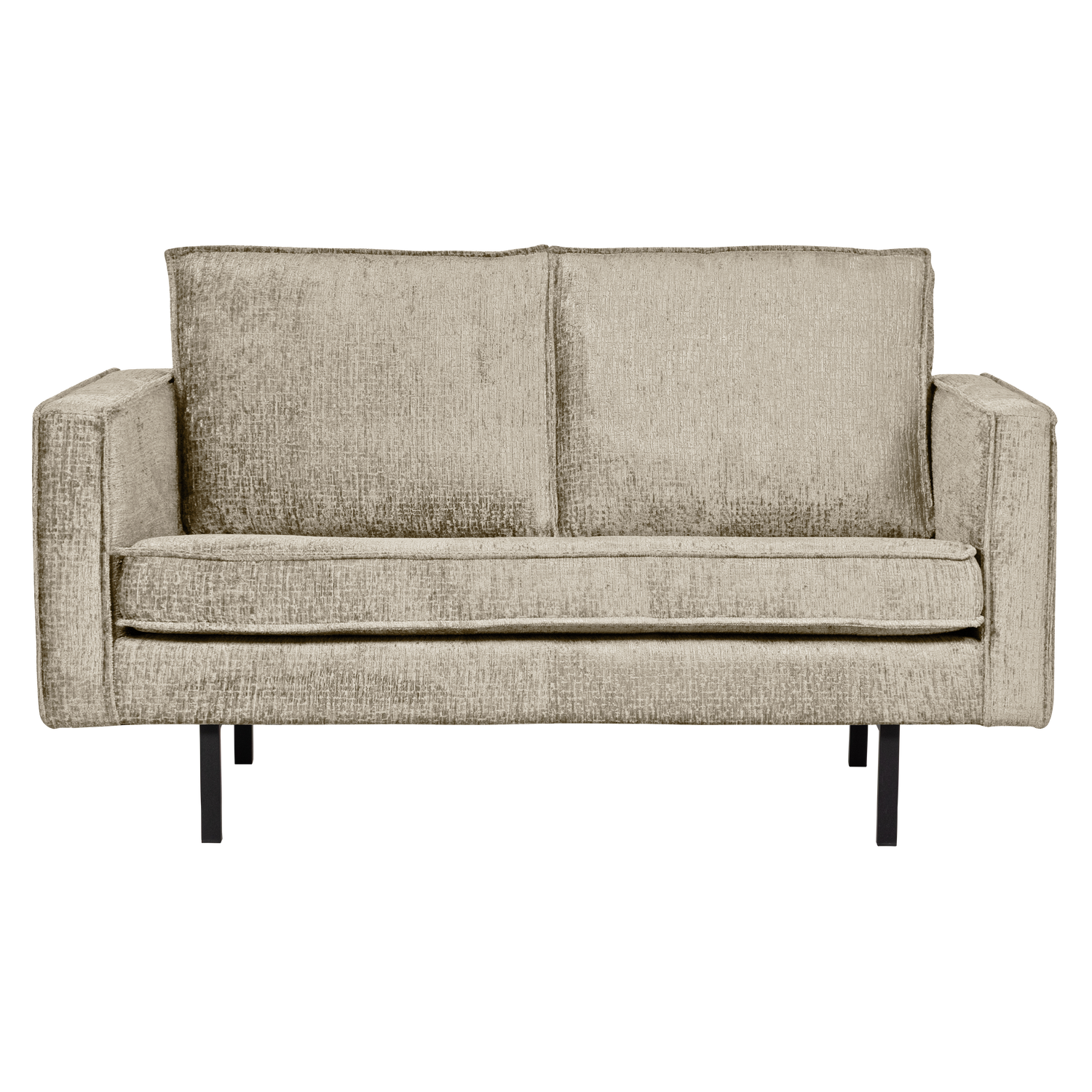 WOOOD 2-zits bank Rodeo - Structure Velvet - Wheatfield - 85x150x86