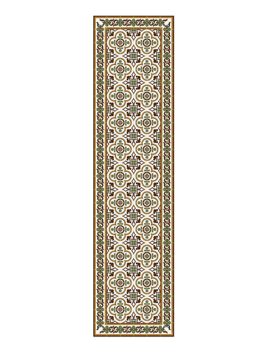 BARCELONE - Tapis en vinyle Claris multicolour 60x240
