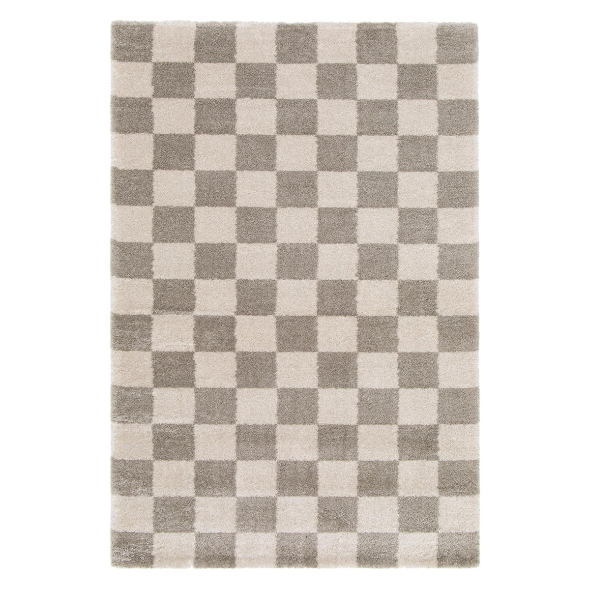 AFK Living vloerkleed Carreaux - zeer zacht - grijs - 160 x 230 cm