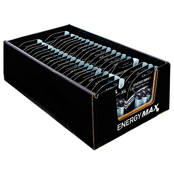 Lot de 4 piles Power Plus LR06 avec- Bleu clair- 5five