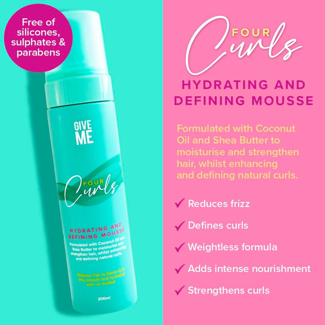 Give Me Four Curls Hydrating & Defining Hair Mousse - 200ml