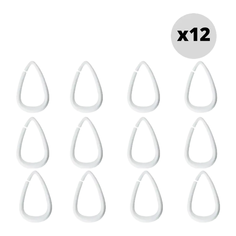 Duschvorhangclips Drop