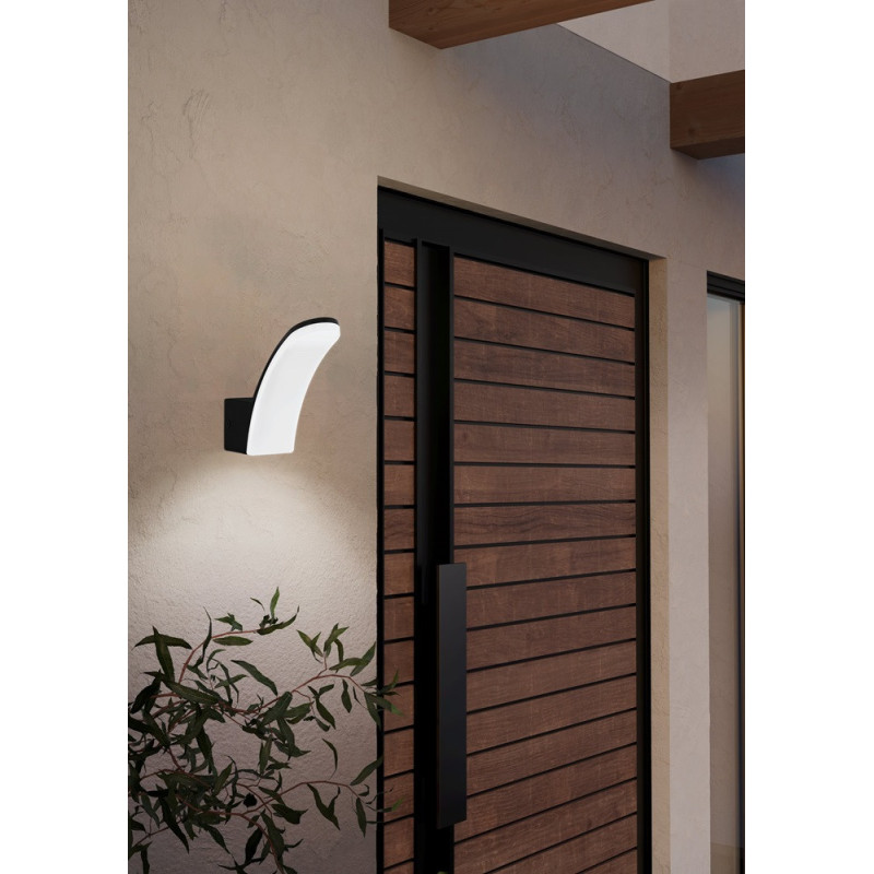 Applique extérieure LED Laconella noire blanc chaud 11,5 W EGLO