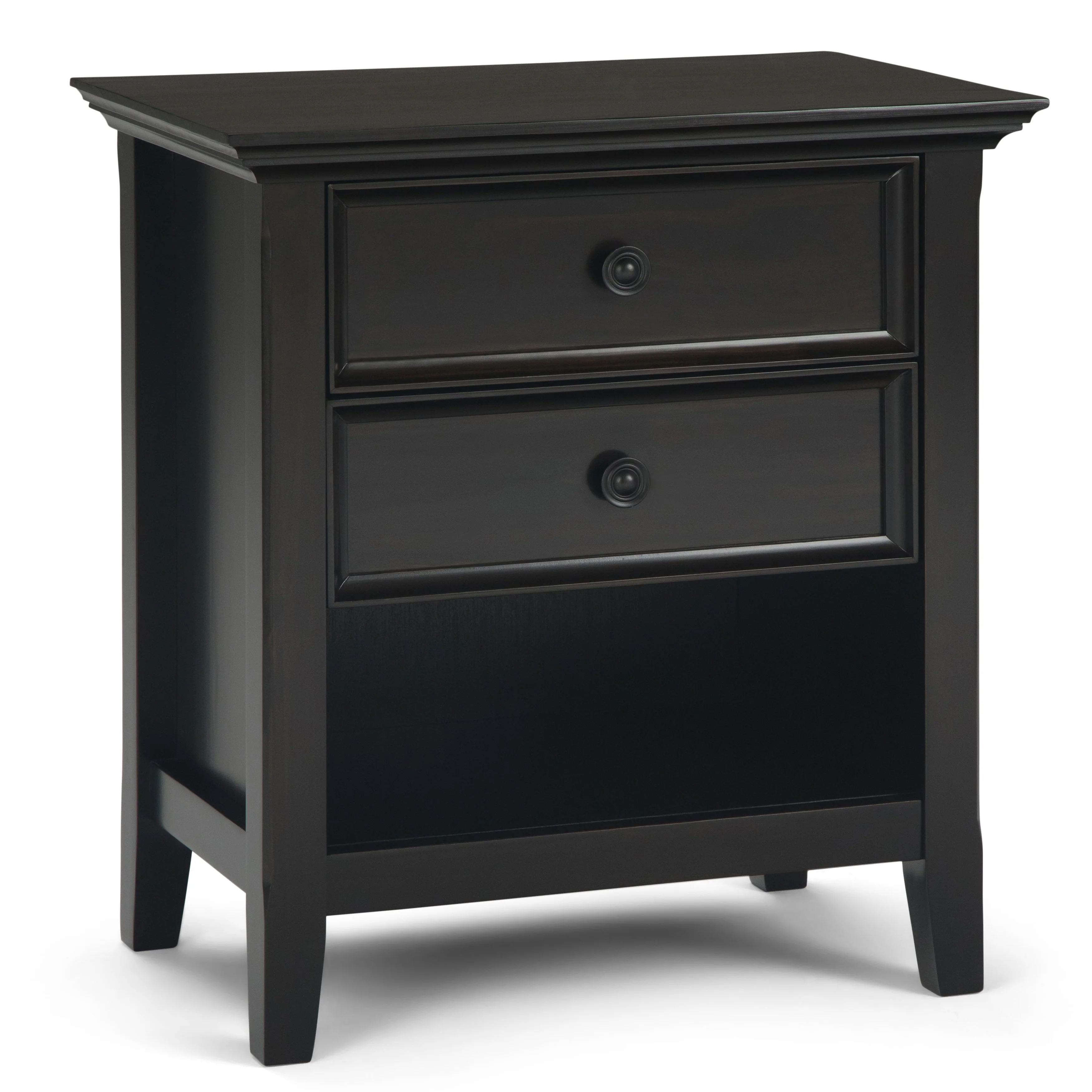 WYNDENHALL Halifax SOLID WOOD 24 inch Wide Bedside Nightstand Table