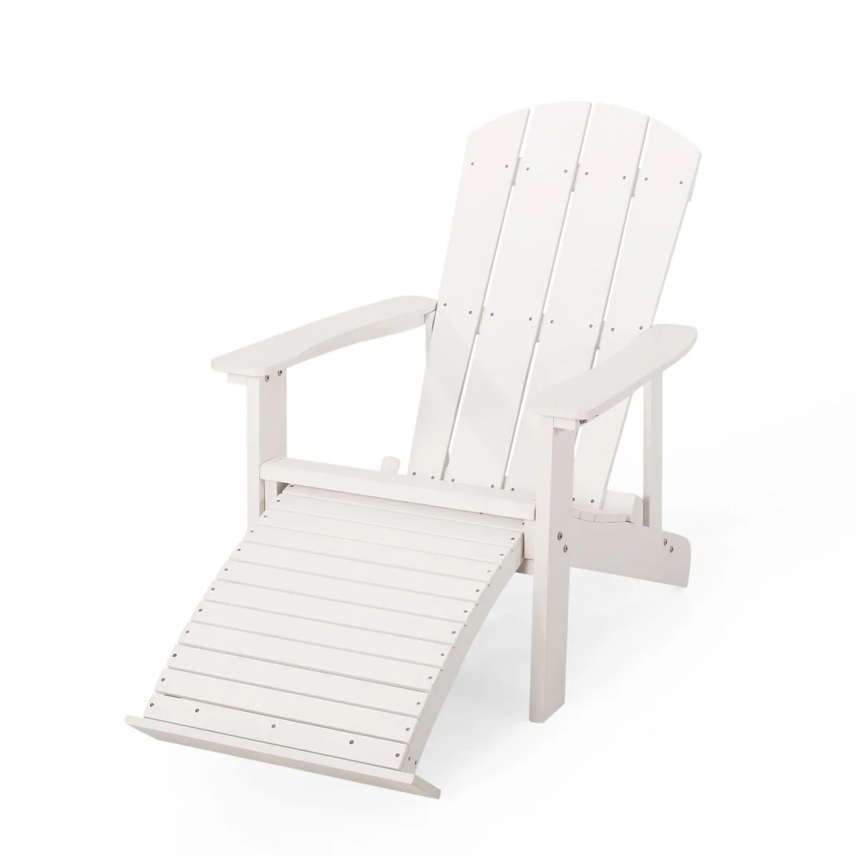 Outdoor Classic Solid Wood Adirondack Lounge Chair
