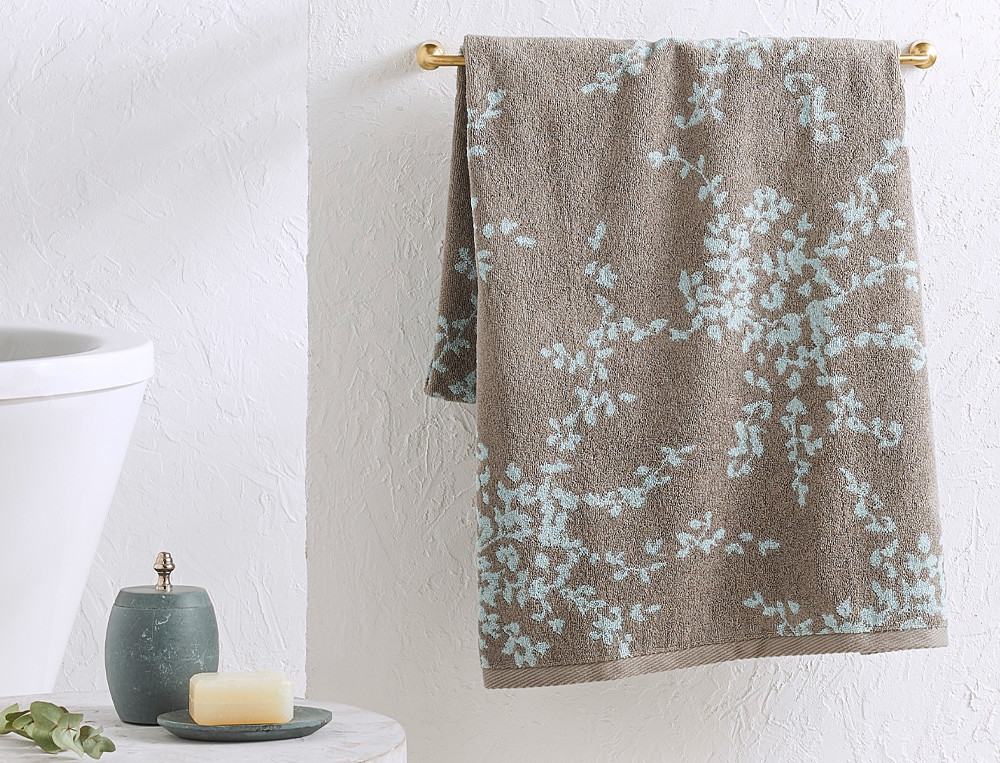 Linge de bain jacquardDans les nuages