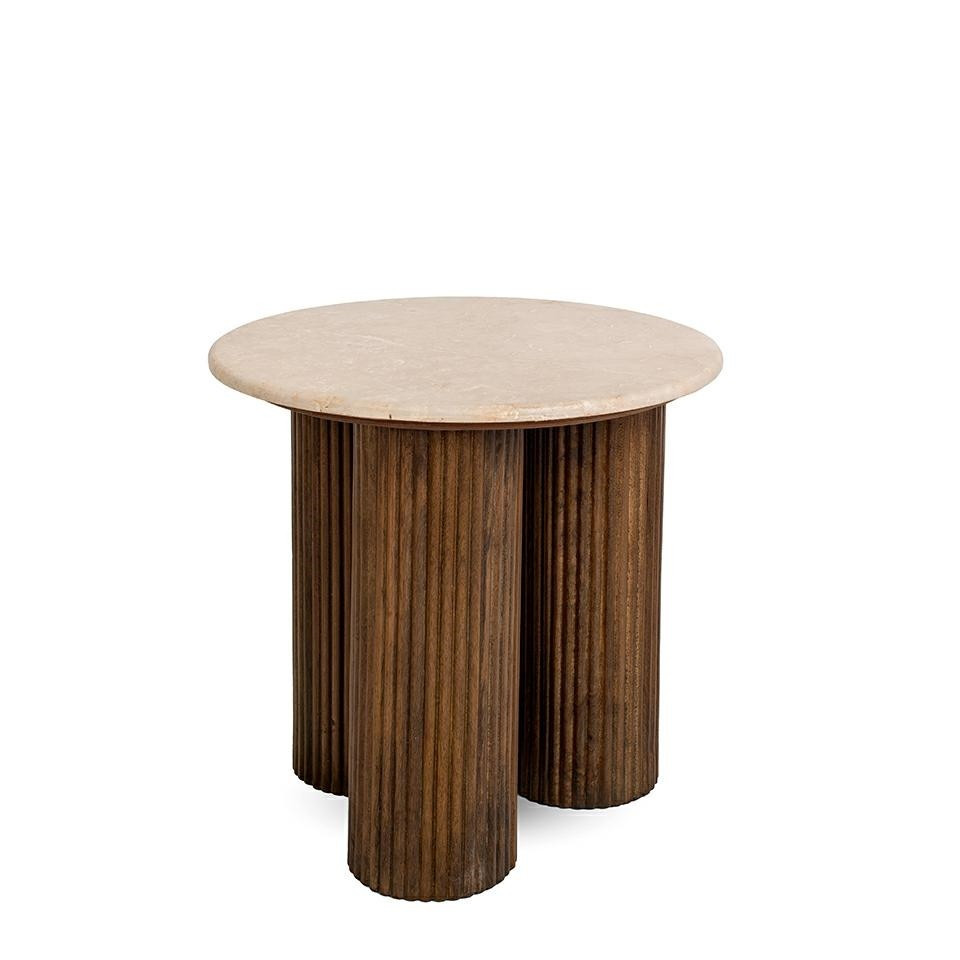 MaMaison stolik RAGNO marmur / drewno