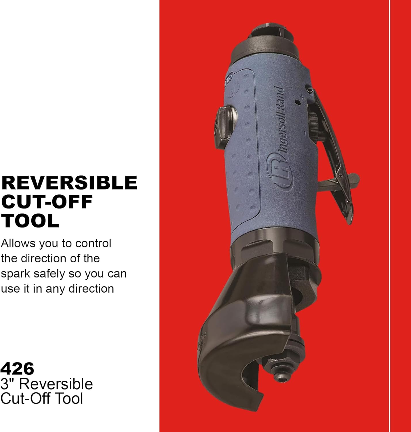 Ingersoll Rand 426 Air Reversible Cutoff Tool, 20,000 rpm, Includes 5 Cutoff Wheels