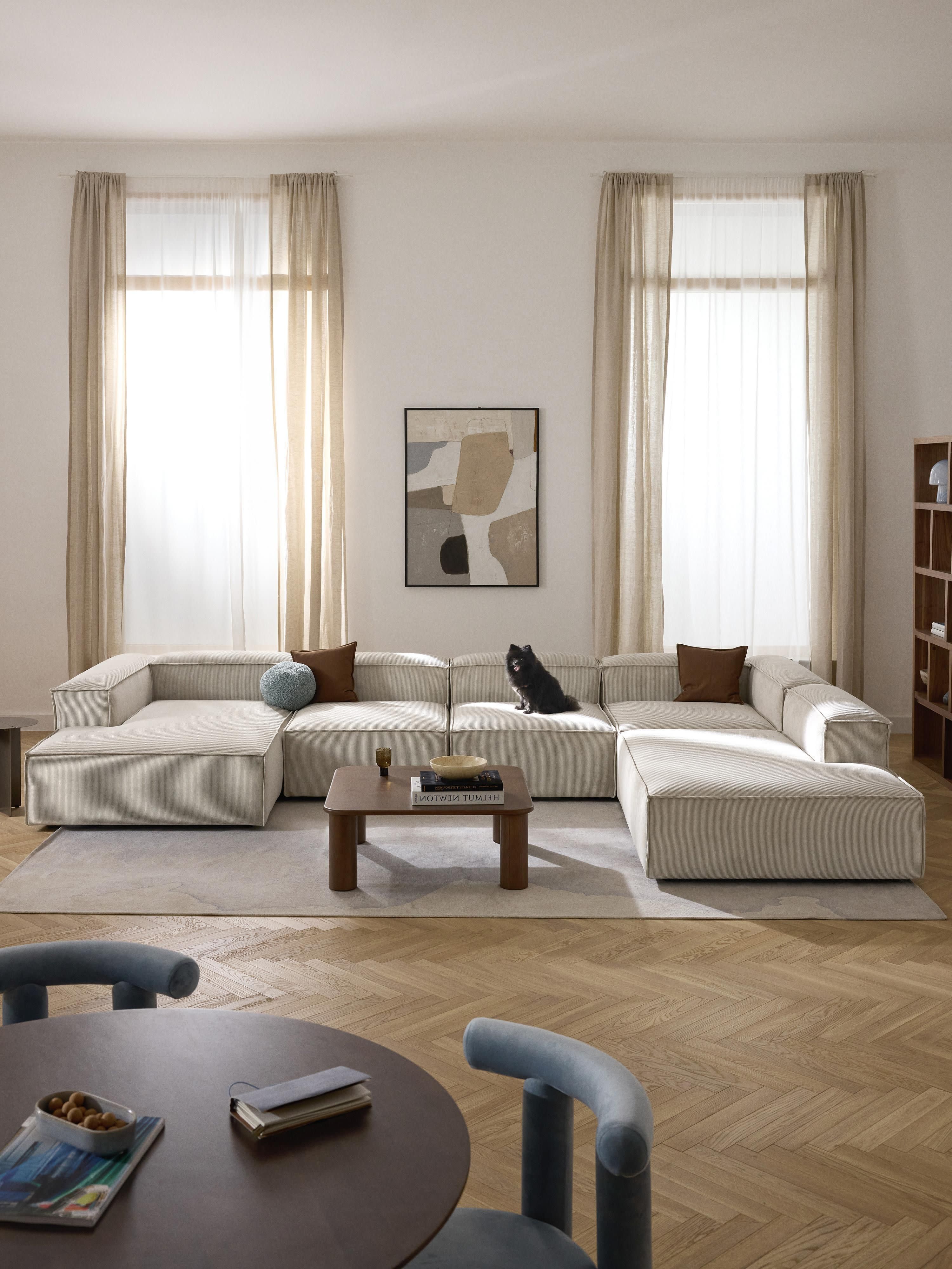 Modulares XL Sofa Lennon aus Cord