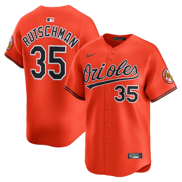Adley Rutschman Baltimore Orioles Nike 2nd Alternate Limited Player Jersey - Orange