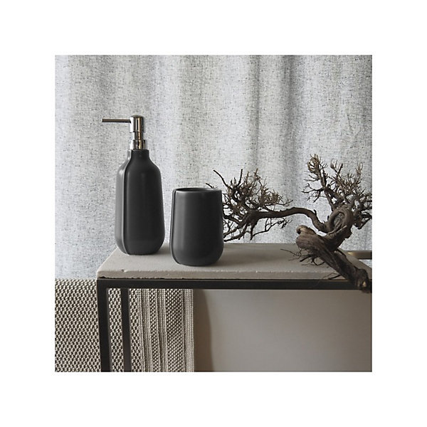 Distributeur de savon Céramique SENSE Antharcitematt Elements by Spirella