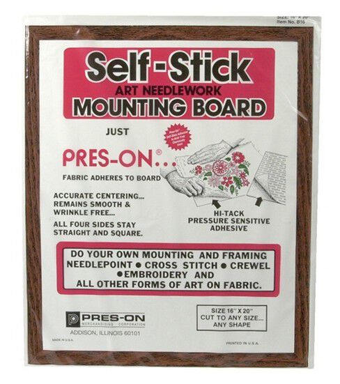 Pres On Mounting Board 16x20