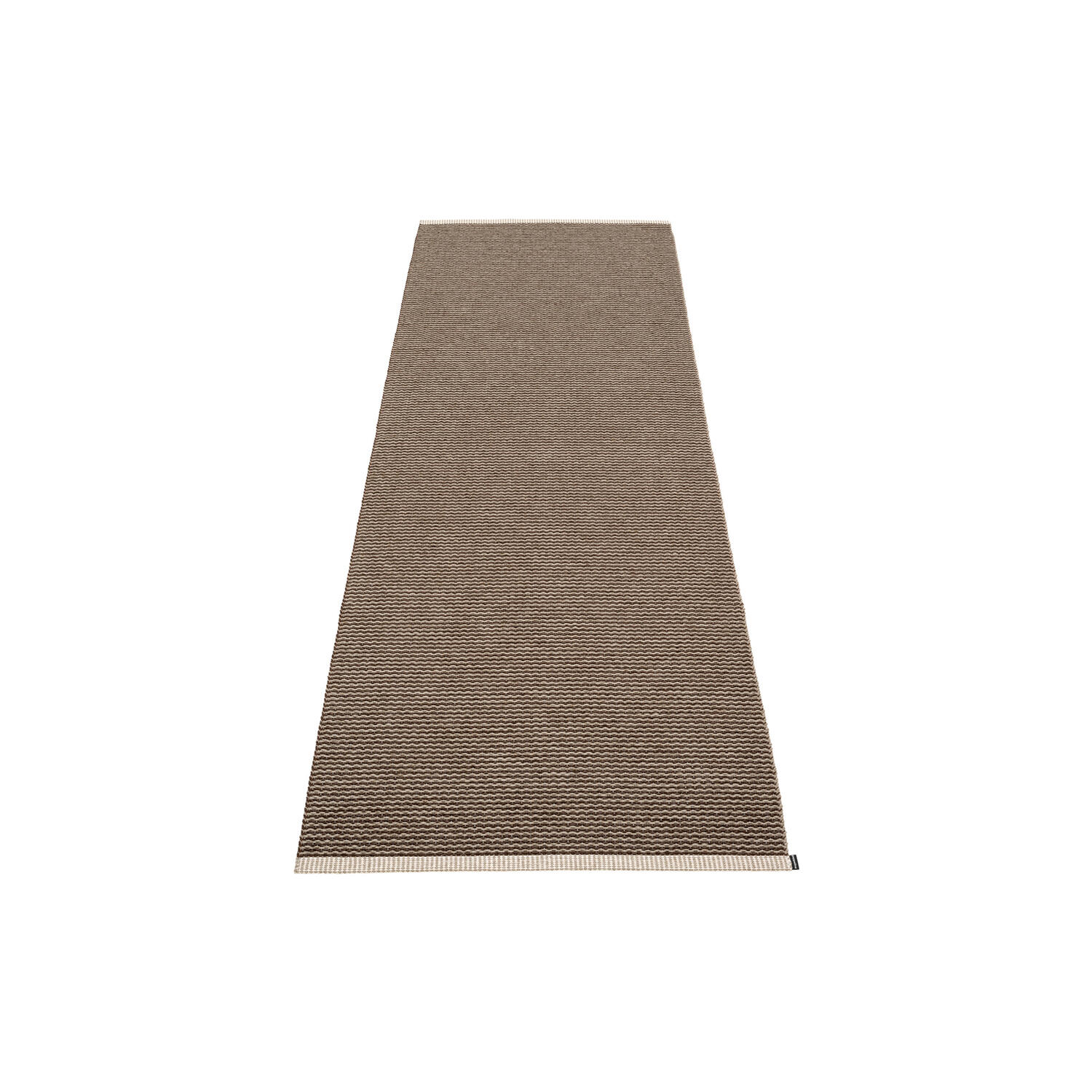 Mono gulvløber, dark brown/dark linen