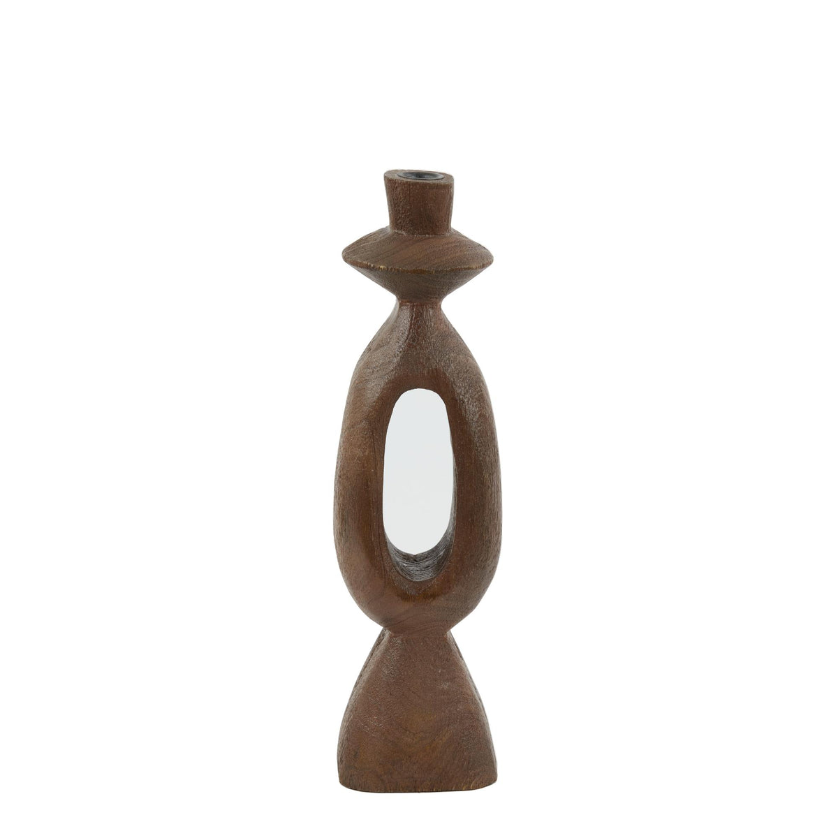 Light & Living kandelaar Django - bruin - 13x13x43cm