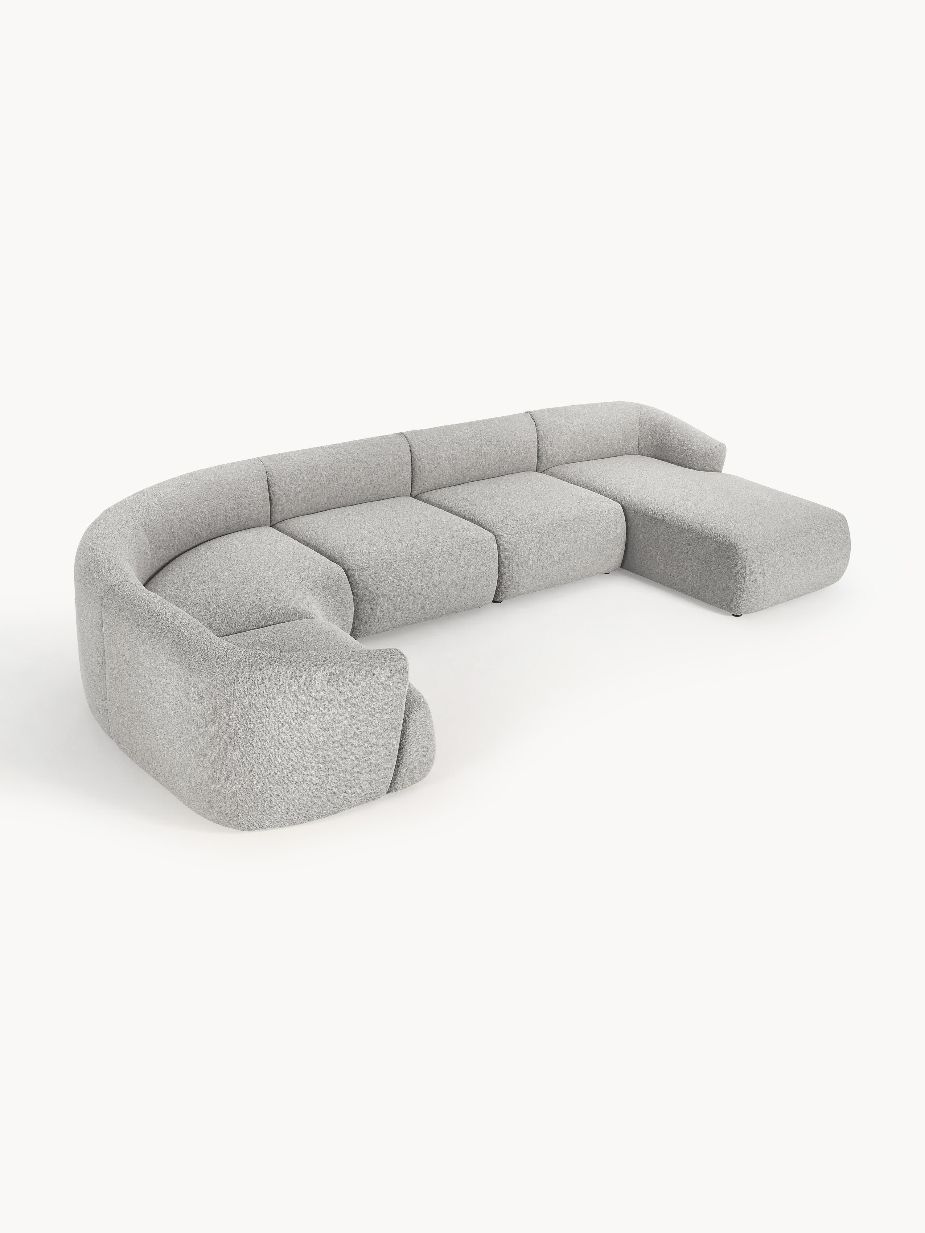 Modulares XL Bouclé-Sofa Sofia