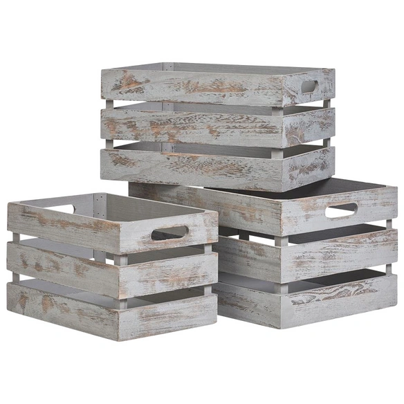 Aufbewahrungsbox, BxHxL: 25 x 20 x 35 cm, Holz