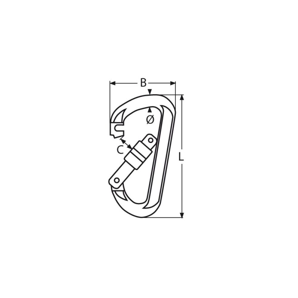 KARABINKROK MARINETECH 10X55 MM