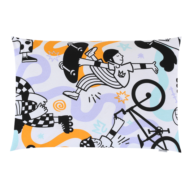 JOGO DE CAMA 3 PEÇAS JÚNIOR OLLIE CHECK