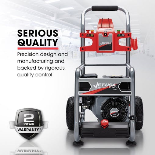 NNEMB 4800PSI Petrol Powered High Pressure Washer, - CX760