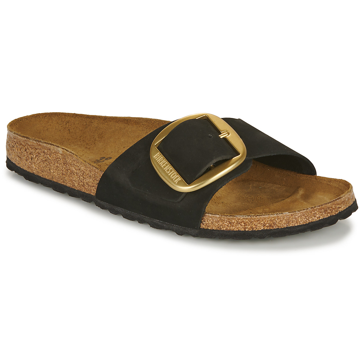 BIRKENSTOCK - Madrid Big Buckle - Nubuck /  black