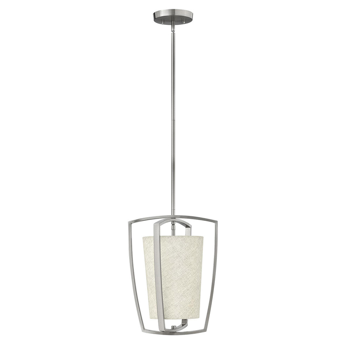 Lampa wisząca szczotkowany nikiel Blakely 1xE27x100W Hinkley