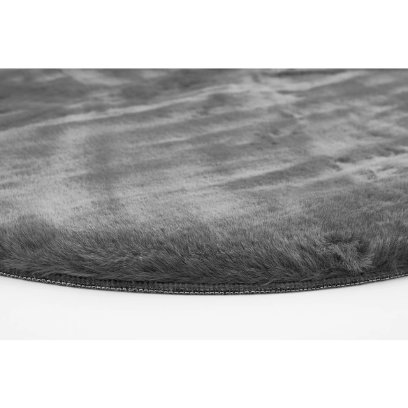 Teppich »Loano rund«, 120 cm, rund, anthrazit