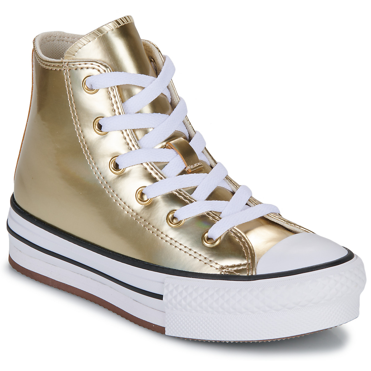 Converse - CHUCK TAYLOR ALL STAR EVA LIFT PLATFORM METALLIC - Gold